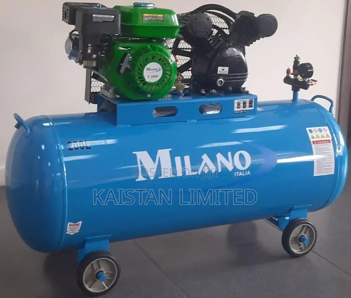 Milano 200l Double Piston Electric Air Compressor