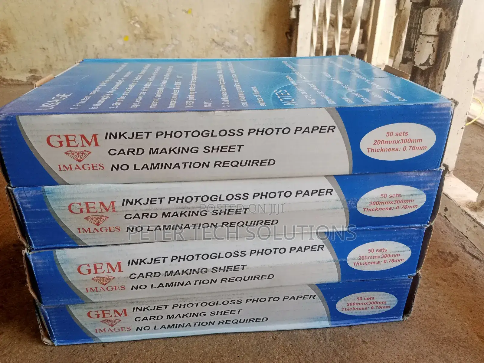 Gem No Lamination Card Making Sheets