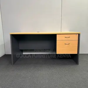 Office Desk: 120cm Classic Cherry Wood Study Clerical Desk