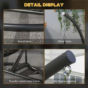Hanging Chairs:Modern Round-Bottom Hammock Chair Frame