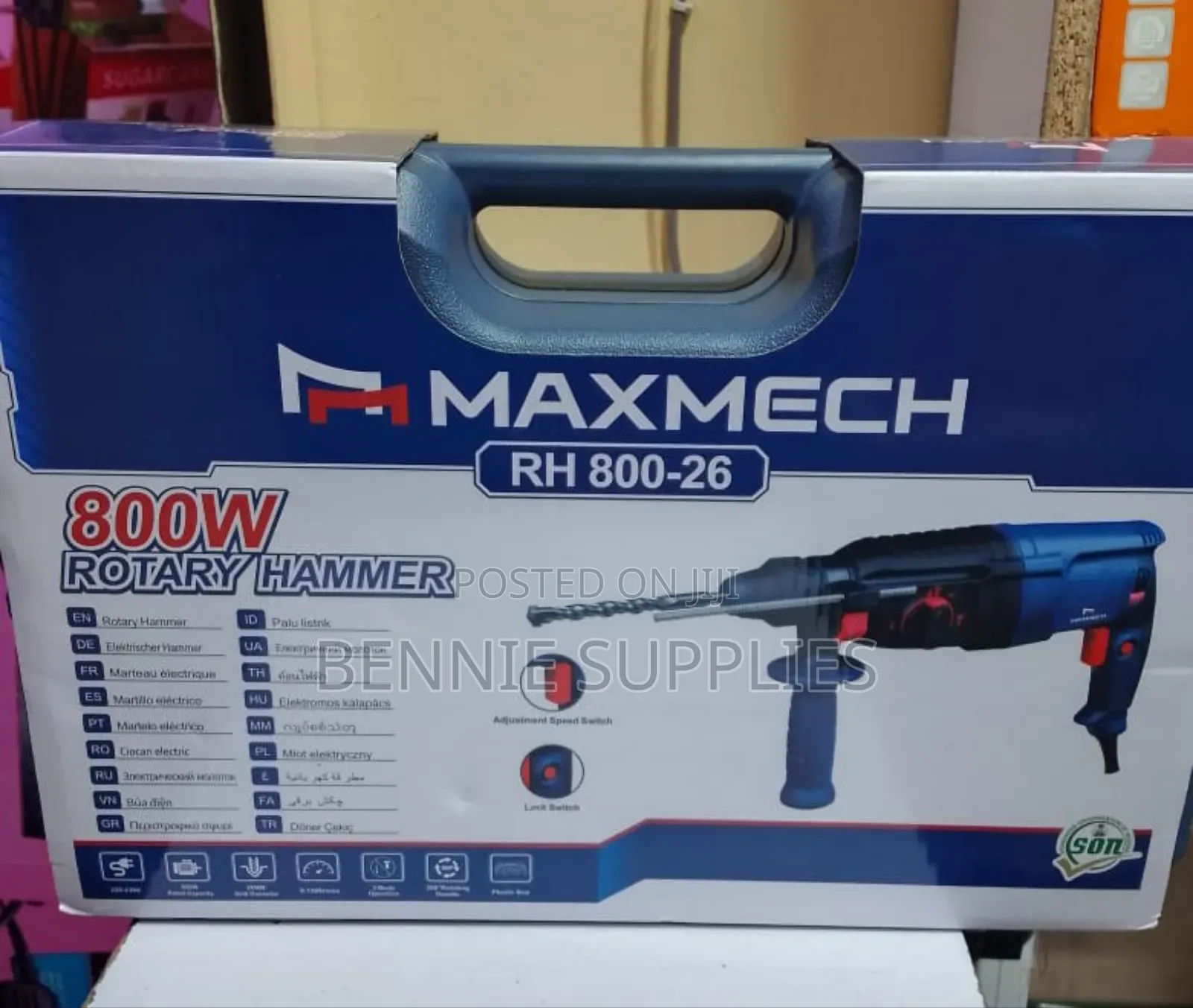 Maxmech Rotary Hammer Drill / Affordable 800w Rotary Drill