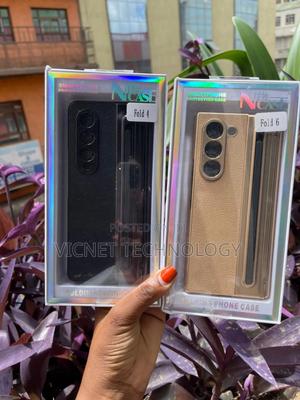 Samsung Fold 3, 4, 5, 6 Leather Case With S-Pen Protector - thumbnail 2