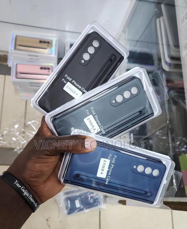 Samsung Fold 3, 4, 5, 6 Leather Case With S-Pen Protector - thumbnail 3