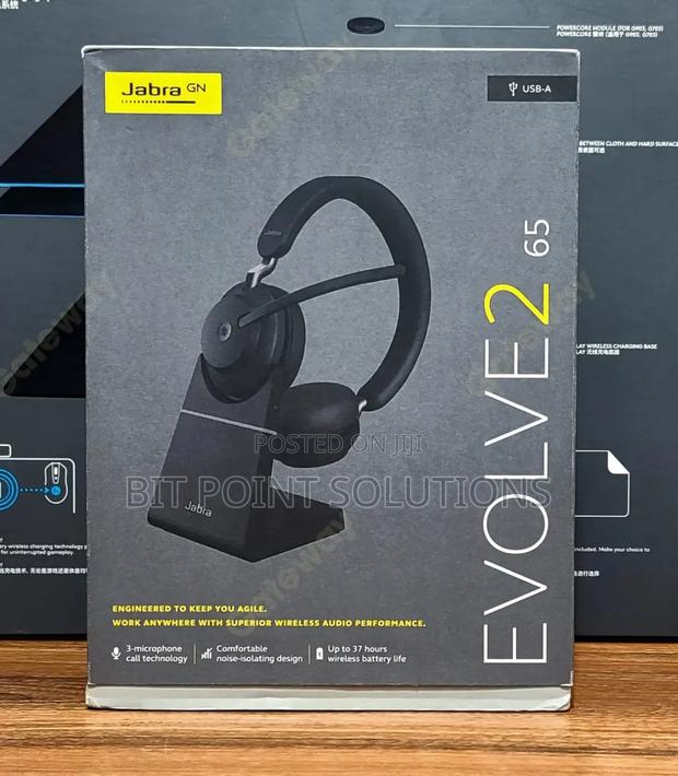 Jabra Evolve2 65 Wireless Noise Cancelling Headphones - thumbnail 3