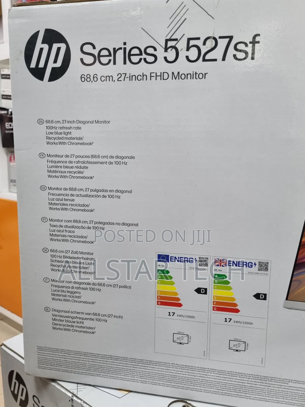 Hp Series 5 527sf Monitor 27" FHD Ips (1920×1080) Display