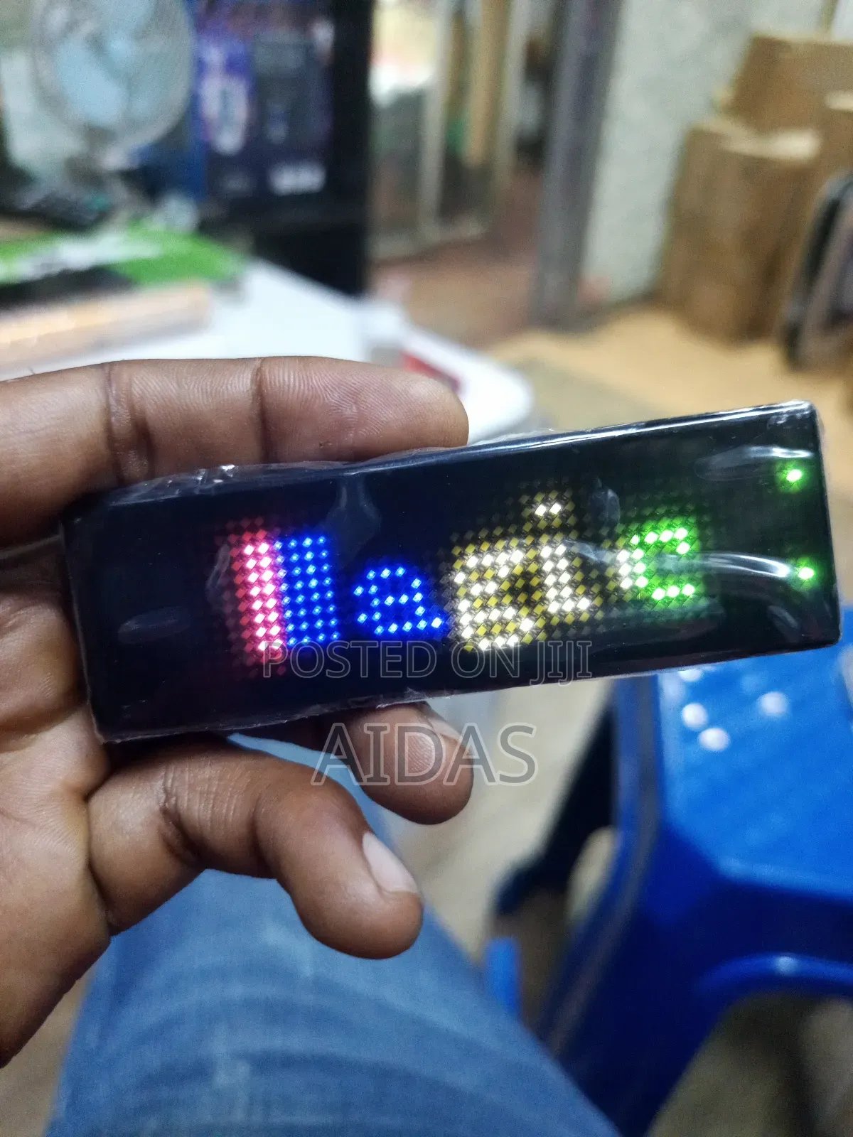 Usb Rechargeable Led Display Badge