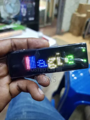 Usb Rechargeable Led Display Badge