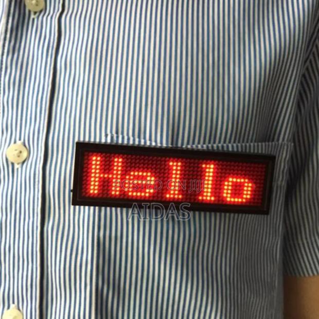 Usb Rechargeable Led Display Badge - thumbnail 7
