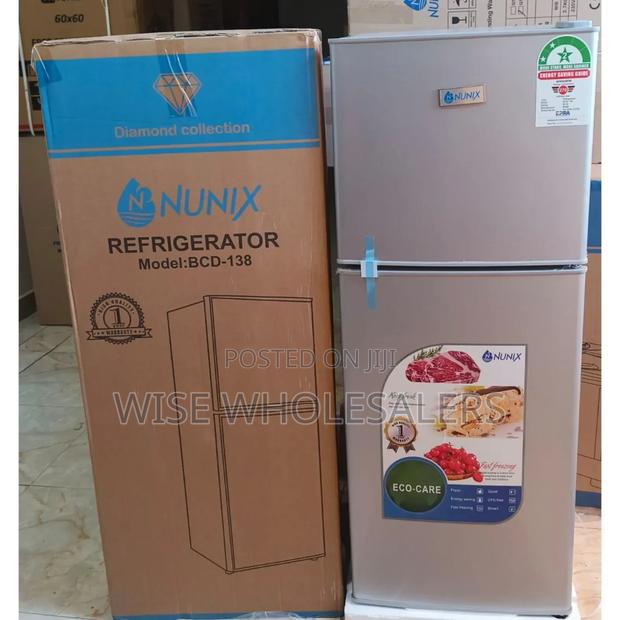Nunix 138l Double Door Fridge