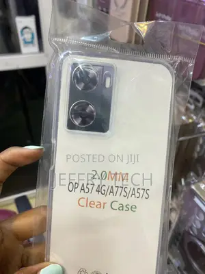 Ivoler Clear Silicone Case for Oppo A57 4g Antiyellow