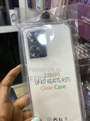 Ivoler Clear Silicone Case for Oppo A57 4g Antiyellow