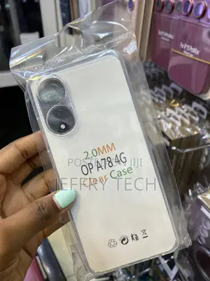 Hgjtfany Crystal Clear Case for Oppo A78 4g Anti-Yellowing