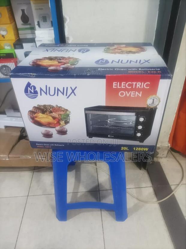 Nunix 20l Electric Rotisserie Oven for Baking and Grilling