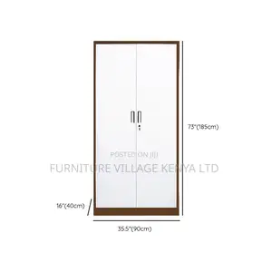 Cabinets:2-Door Multi-Shelf Steel Office Filling Cupboard