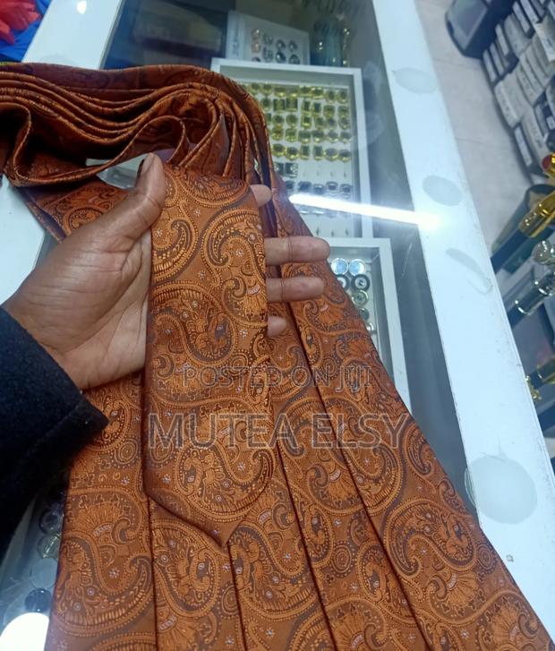 Burnt Orange Executive Vintage Single Ties - main view