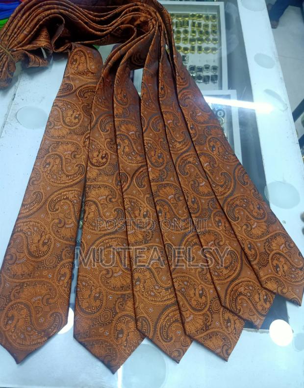 Burnt Orange Executive Vintage Single Ties - thumbnail 2
