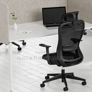 Office Chair:Tilt Lumbar Support Study Chair With Headrest