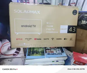 Solarmax 43 Inches Smart Android Framless With Bluetooth 