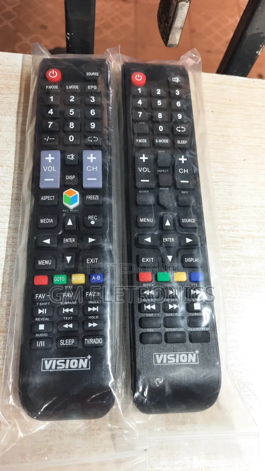 High Quality Vision+ TVS Replacement Remotes + Batteries
