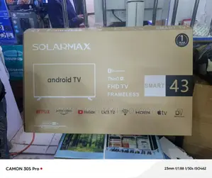 Solarmax 43" Inches Smart Android With Prime Videos