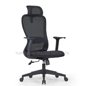 Office Chair:Lumbar-Supported Study Chair With Headrest