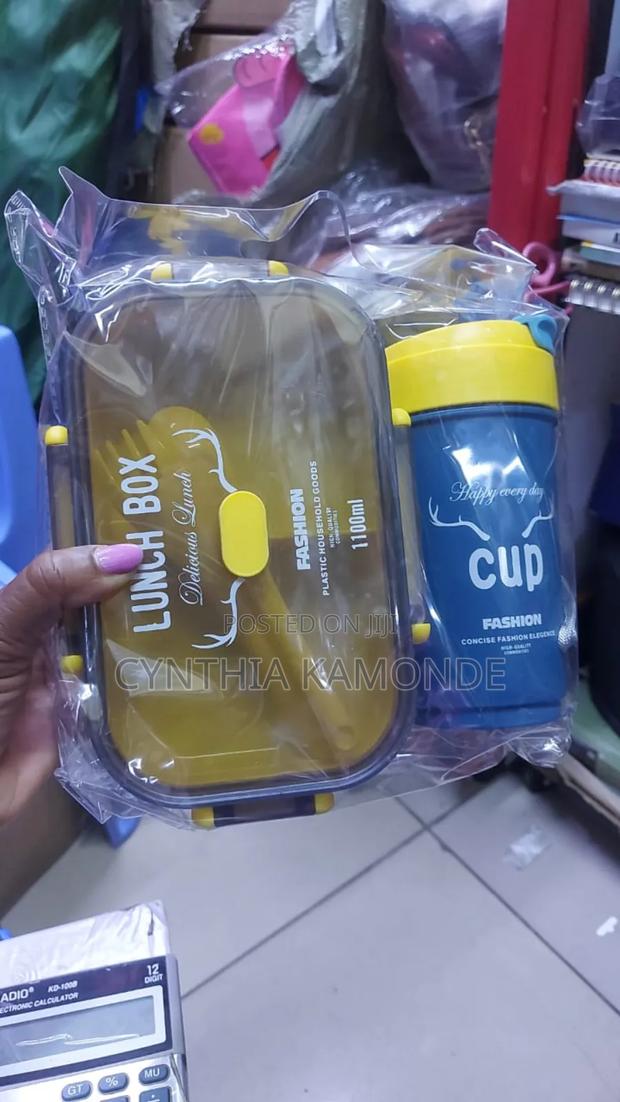 2pcs Set Lunch Box + Tumbler Bottle - thumbnail 2