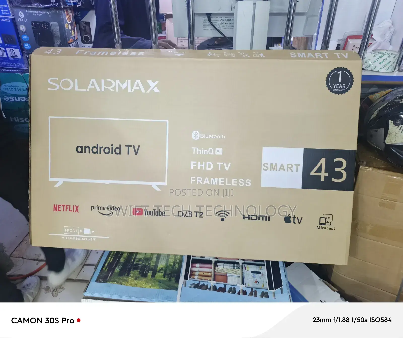 43 Inches Solarmax Smart Android Tv FHD Tv