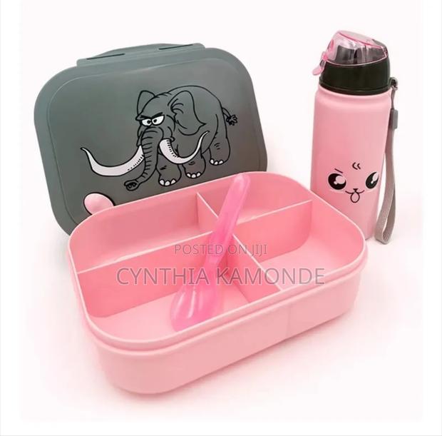 Combo 2 in 1 Lunch Box and Water Bottle - main view