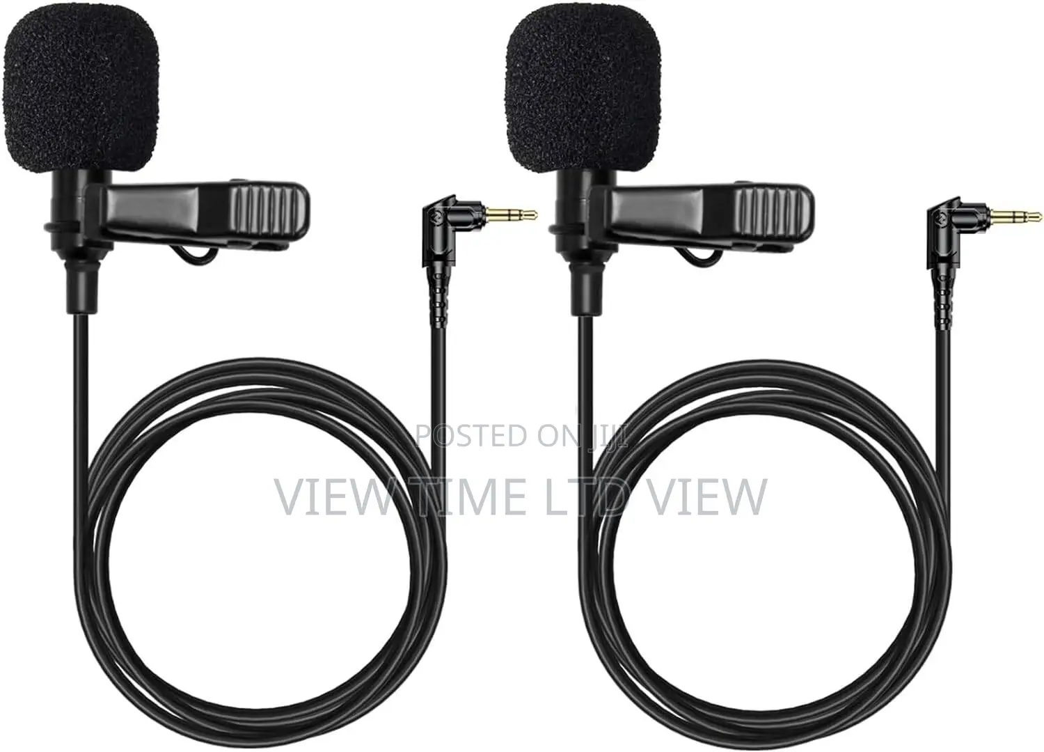 Hollyland Omnidirectional 2 Lavalier Microphone System Black