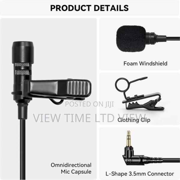 Hollyland Omnidirectional 2 Lavalier Microphone System Black - thumbnail 2
