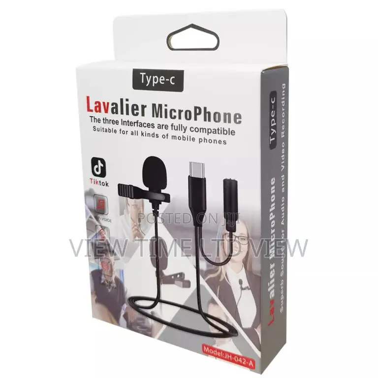 Jh-042a Lavalier Microphone Usb Type C