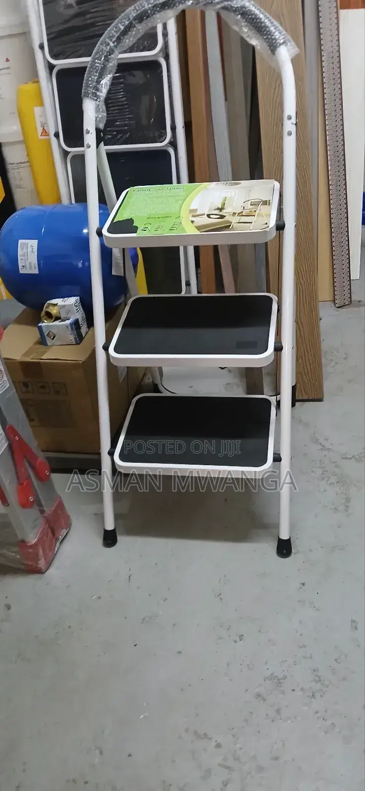 Steel 3 Step Ladder