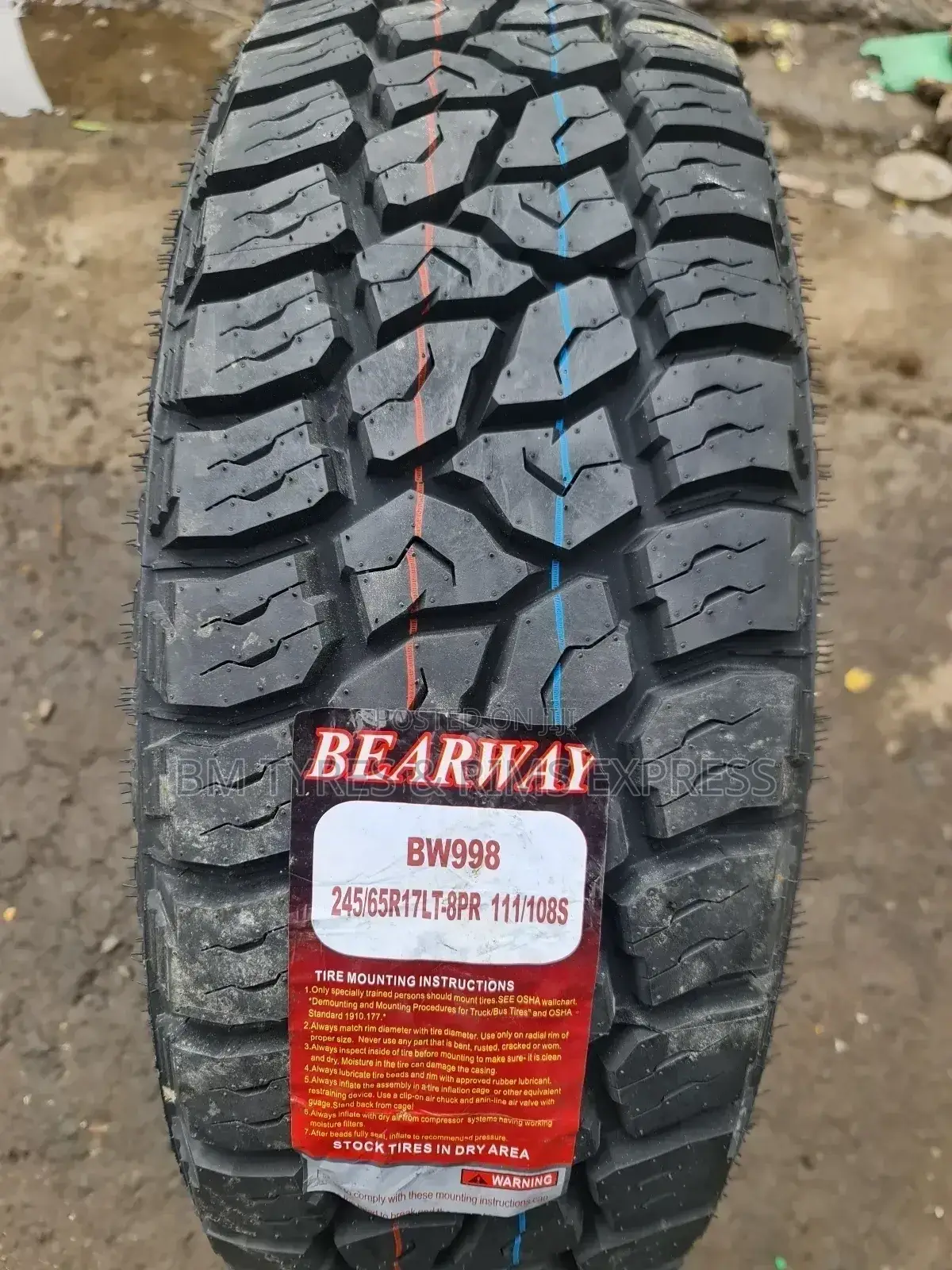 245 /65 R17 Lt Bearway Tyres (New Technology)