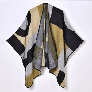 *Women's Geometric Wrap Shawl/Poncho*