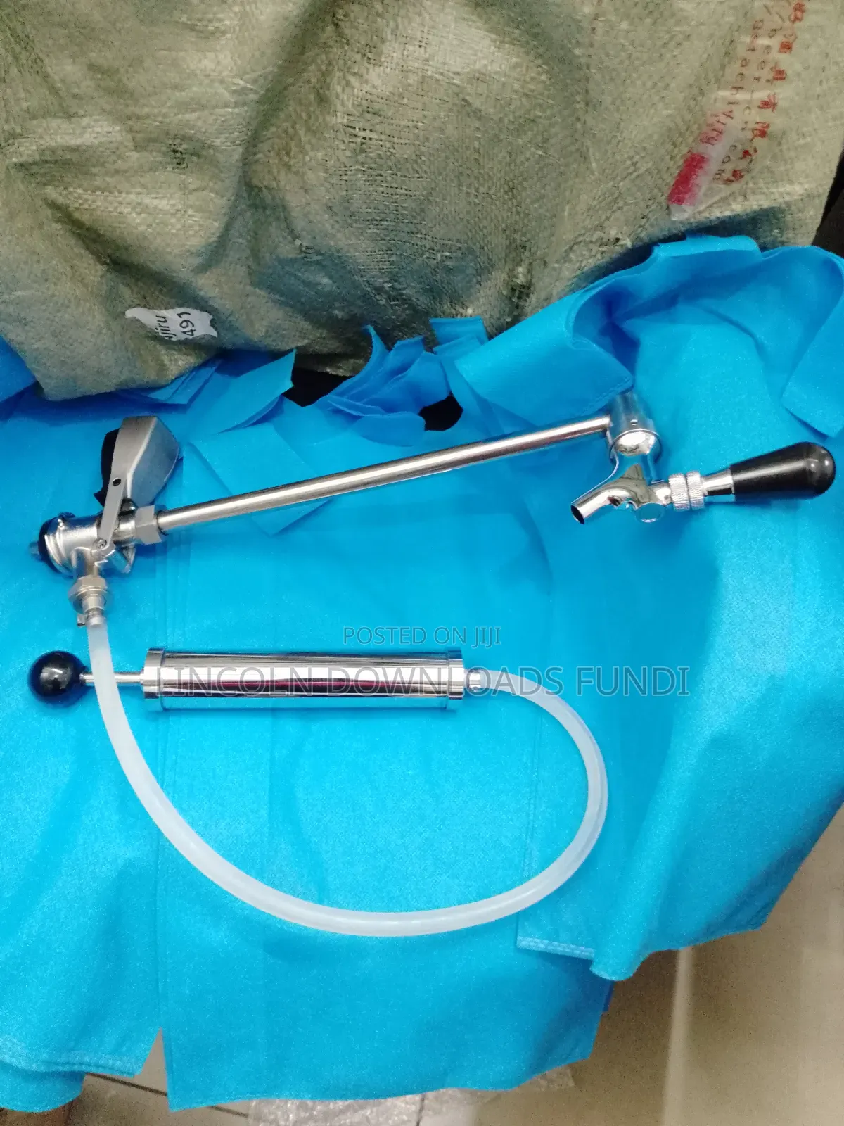Hard Metallic Shiny Keg Pumps