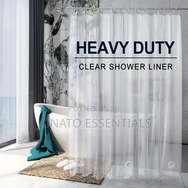 Clear Shower Curtain Liner - main view
