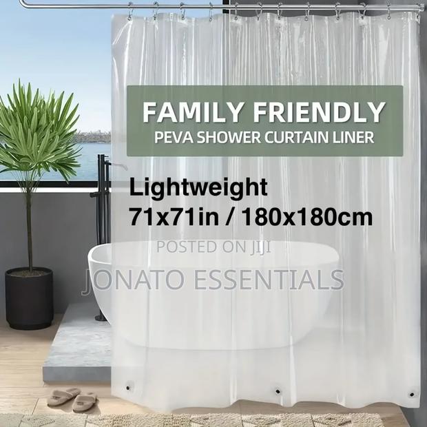 Clear Shower Curtain Liner - thumbnail 3