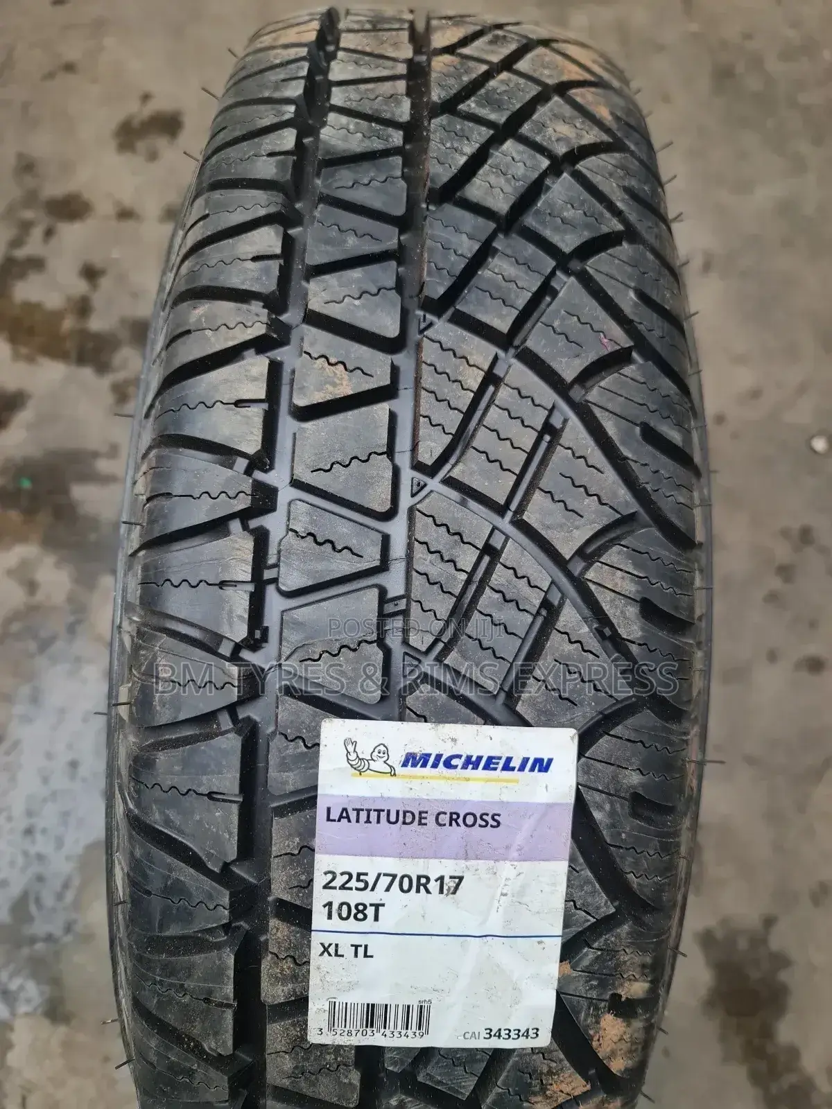225 /70 R17 Michelin Tyres (Latitude)