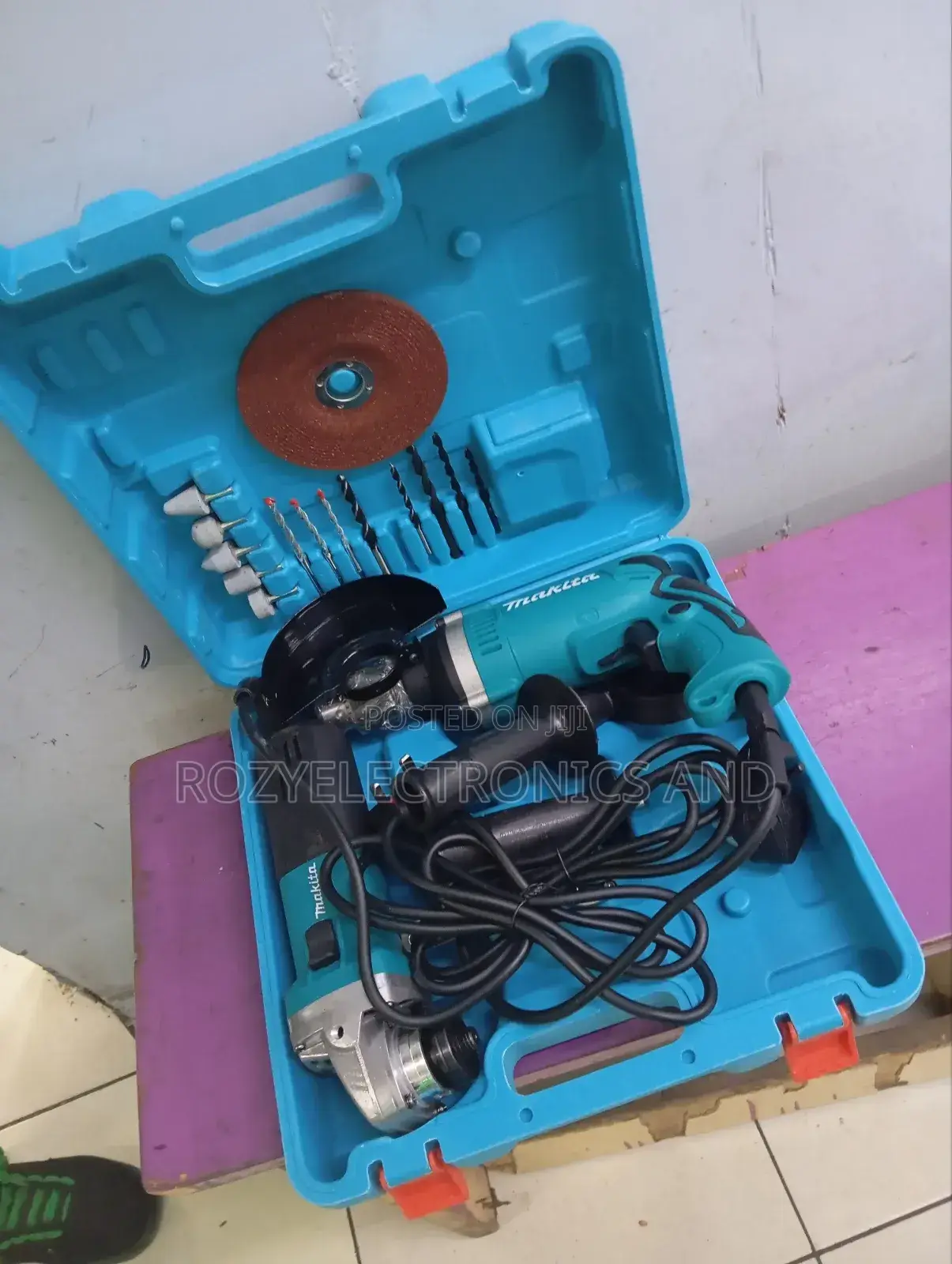 Makita Combo Tools Set Drill and Grinder