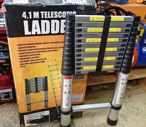 4.1m Telescopic Ladder/Aluminium Telescopic Ladder - thumbnail 2