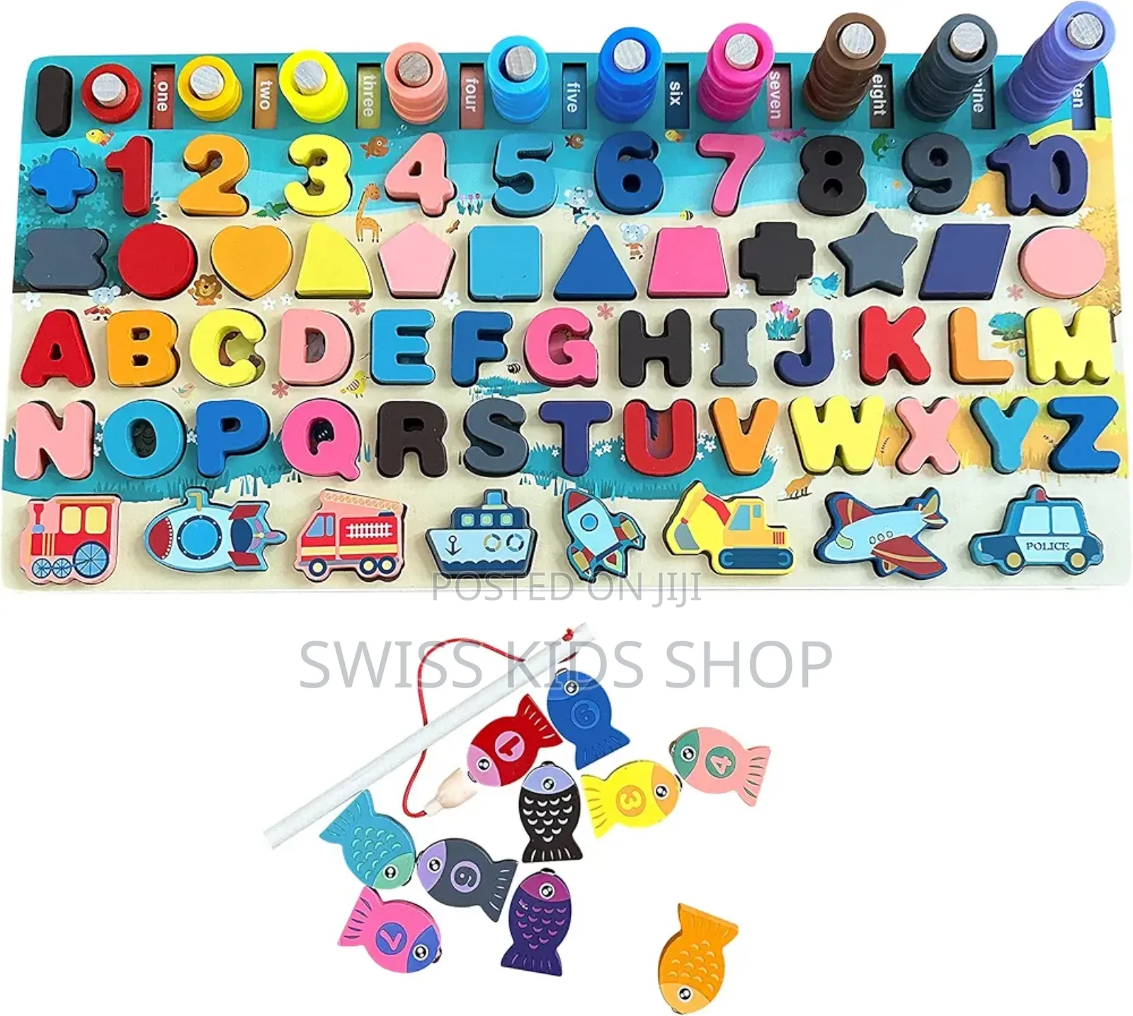Montessori Learning Board / Preschoolers Educational Toys.