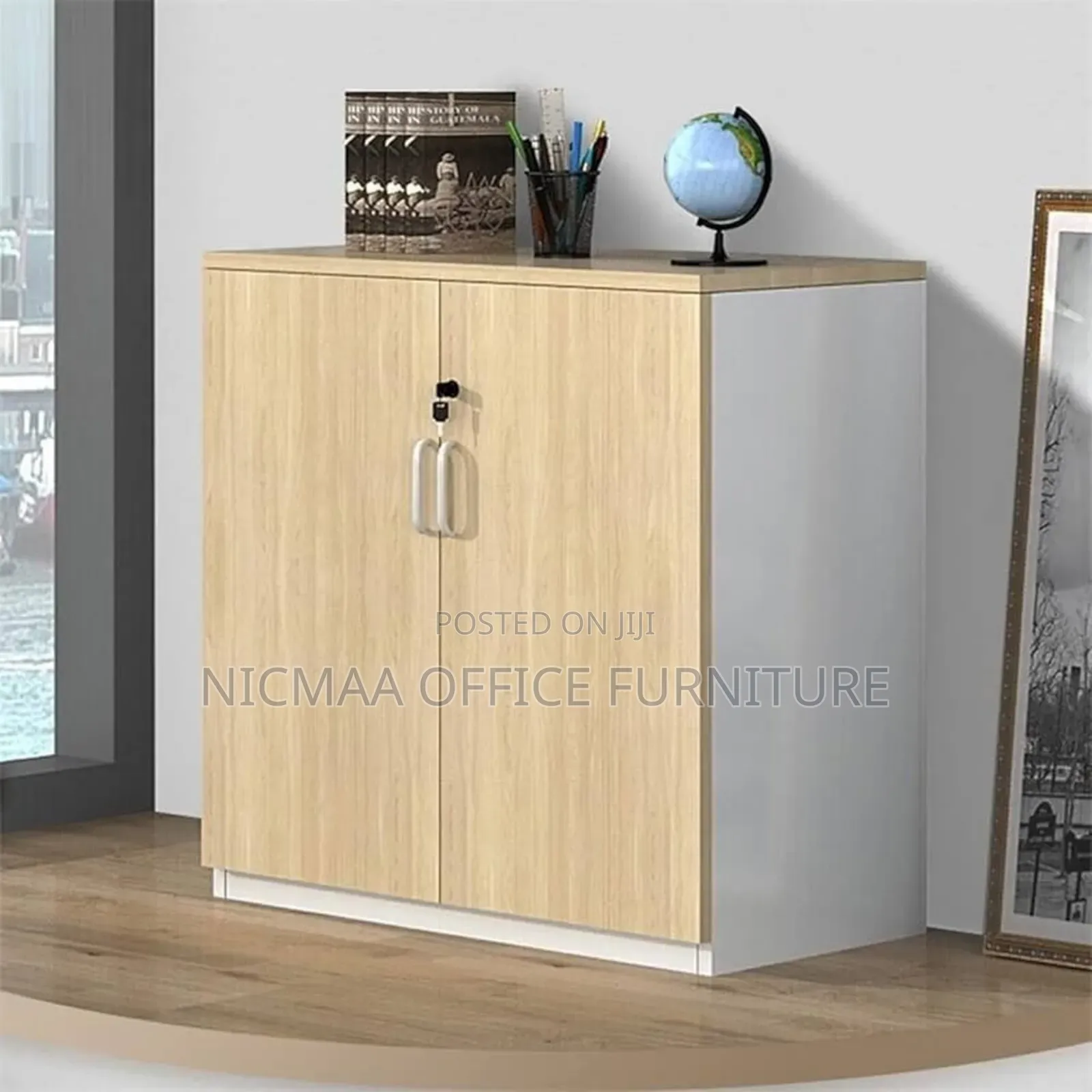 Sturdy 2-Door Low Level Storage Cabinet