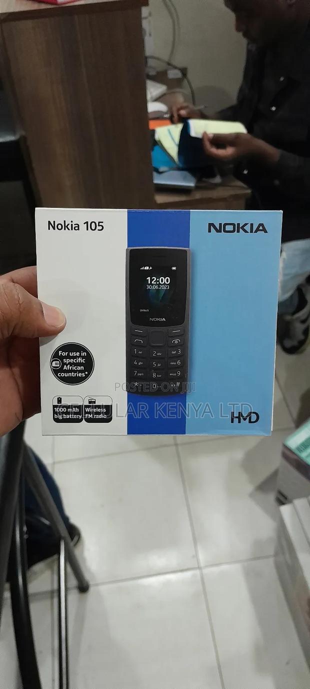 New Nokia 105 Black - main view