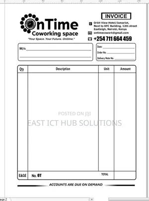 Receipt Books Design and Printing