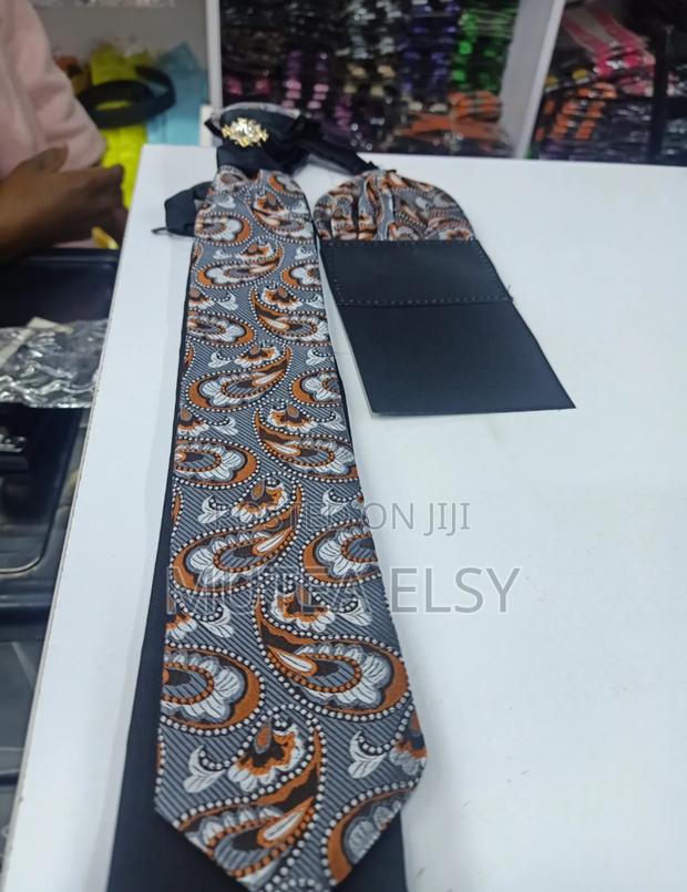 Grey Brawn Cravat Tie Sets - thumbnail 3