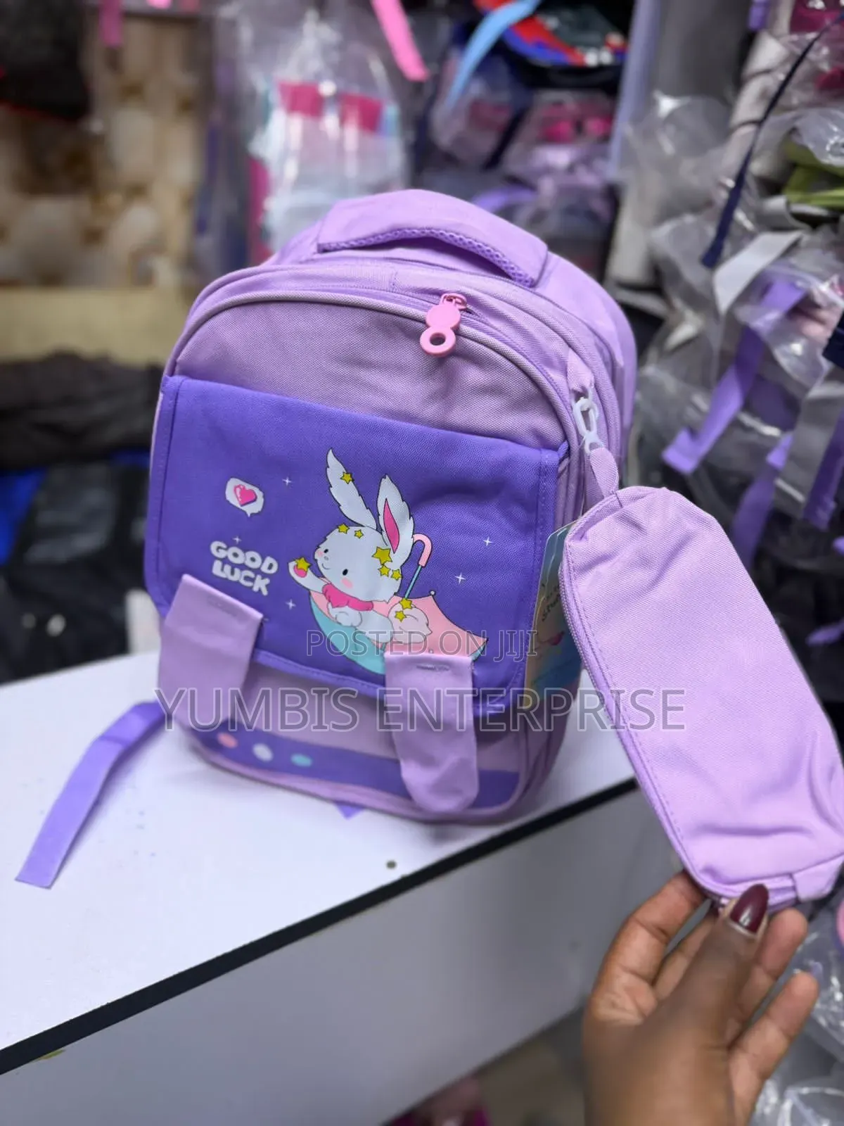 School Bags for Pp1,Pp2,Grade 1 With a Pencil Poach