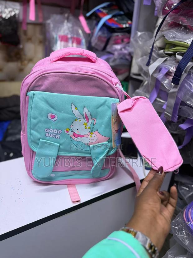 Girls Schools Bags With Pencil Poach for Pp1,Pp2, Grade 1