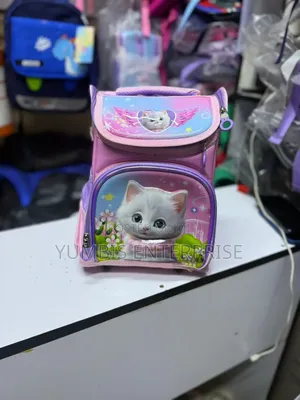 Purple Kids Cartoon Themed Box Bags Pp1,Pp2, Grade 1