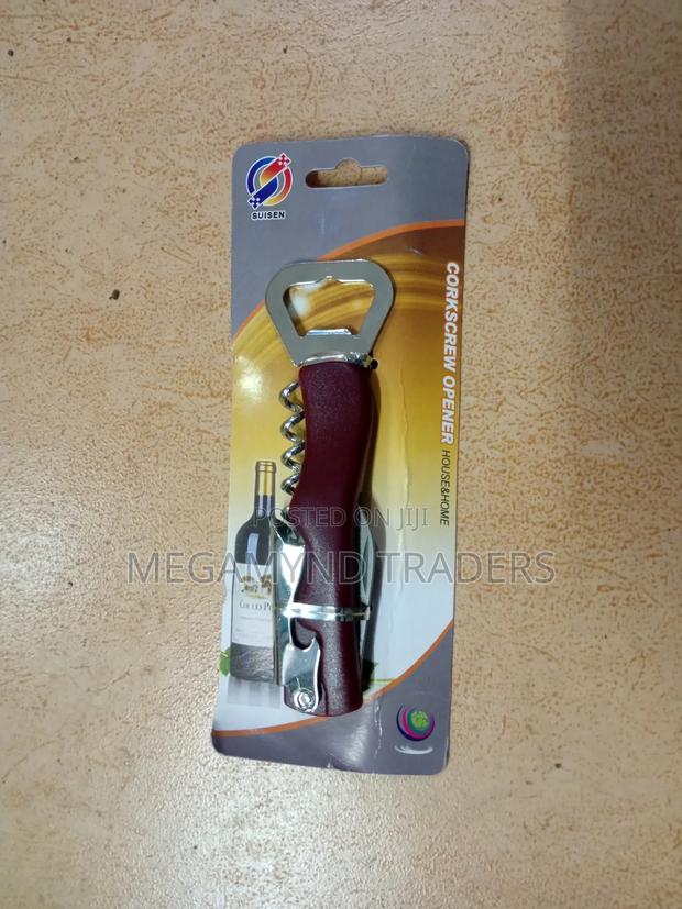 Corkscrew Opener/Bottle Opener - main view