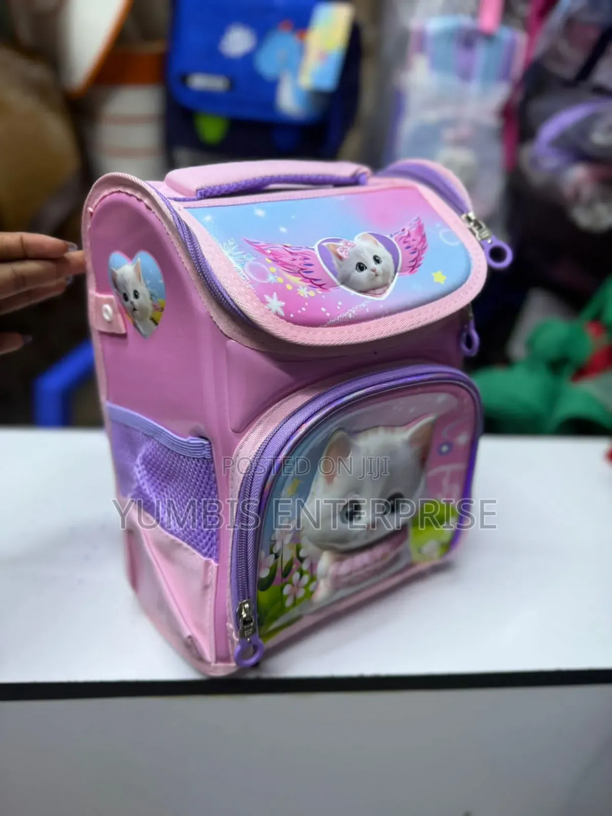 Purple Kids Cartoon Themed Box Bags Pp1,Pp2, Grade 1